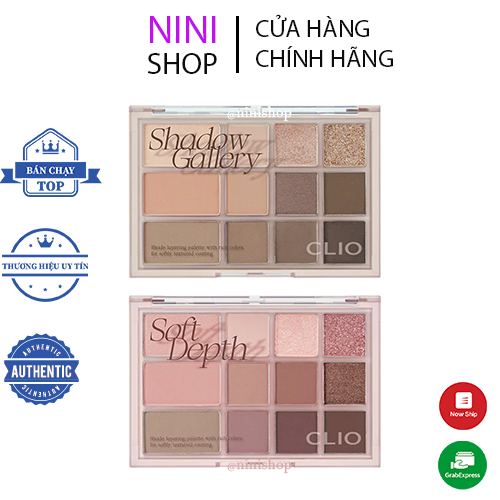 Bảng mắt và má new clio shade & shadow palette