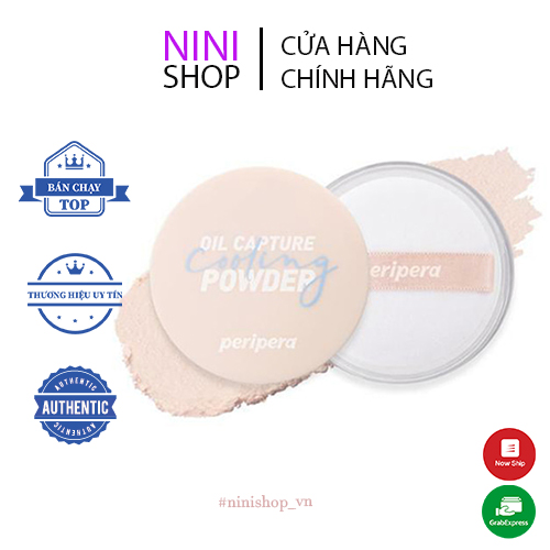 Phấn phủ mát kiểm soát dầu Peripera Oil Capture Cooling Powder 11g phiên bản giới hạn