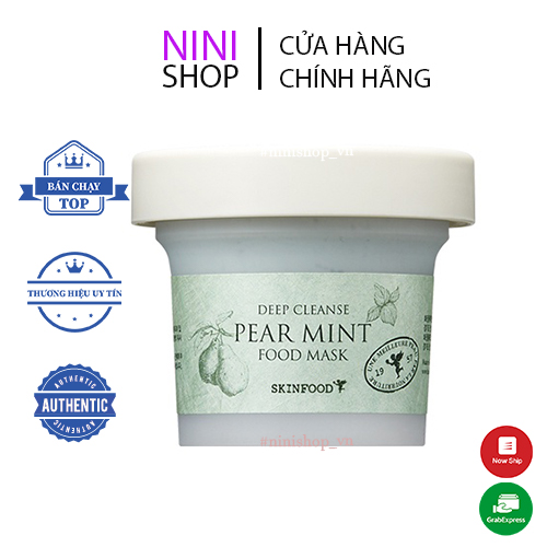Mặt nạ thuần chay Skinfood Pear Mint Food Mask 120g
