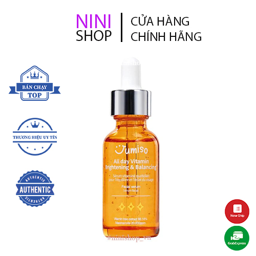 Tinh chất trắng sáng da Jumiso All day Vitamin Brightening&Balancing Facial Serum 30ml