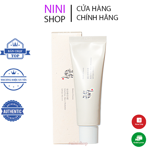 Kem chống nắng hoá học BOJ Beauty Of Joseon Relief Sun : Rice + Probiotics (SPF50+ PA++++) 50ml