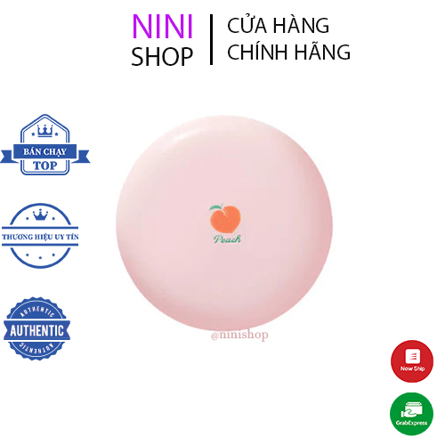 Phấn phủ kiềm dầu dạng nén chiết xuất đào Skinfood Peach Cotton Pore Blur Pact 5g