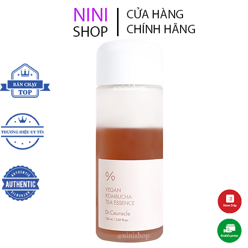 Tinh Chất Dưỡng Ẩm, Ngừa Lão Hóa Dr.Ceuracle Vegan Kombucha Tea Essence 150ml