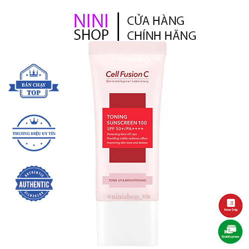 Kem chống nắng nâng tông da Cellfusion C Toning Sun Screen 100 SPF50+ PA++++ 50ml