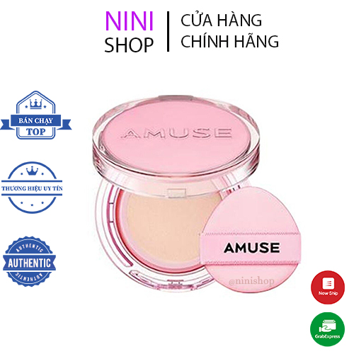Phấn nước mới giữ lên tới 24h amuse dew power vegan cushion
