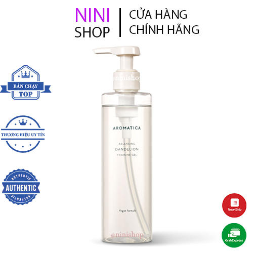 Dung dịch vệ sinh phụ nữ Aromatica Dandelion Feminine Gel 250ml