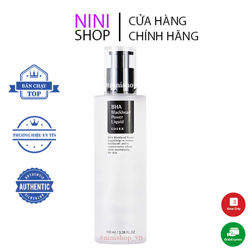 Tẩy tế bào chết hoá học Cosrx Bha blackhead power liquid 100ml