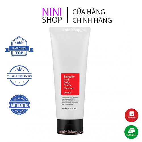 Sữa rửa mặt Cosrx Salicylic ACID Daily Gentle Cleanser 150ml