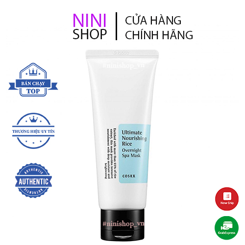 Mặt nạ ngủ gạo cosrx Ultimate Nourishing Rice Overnight Mask 60g - NiNiShop