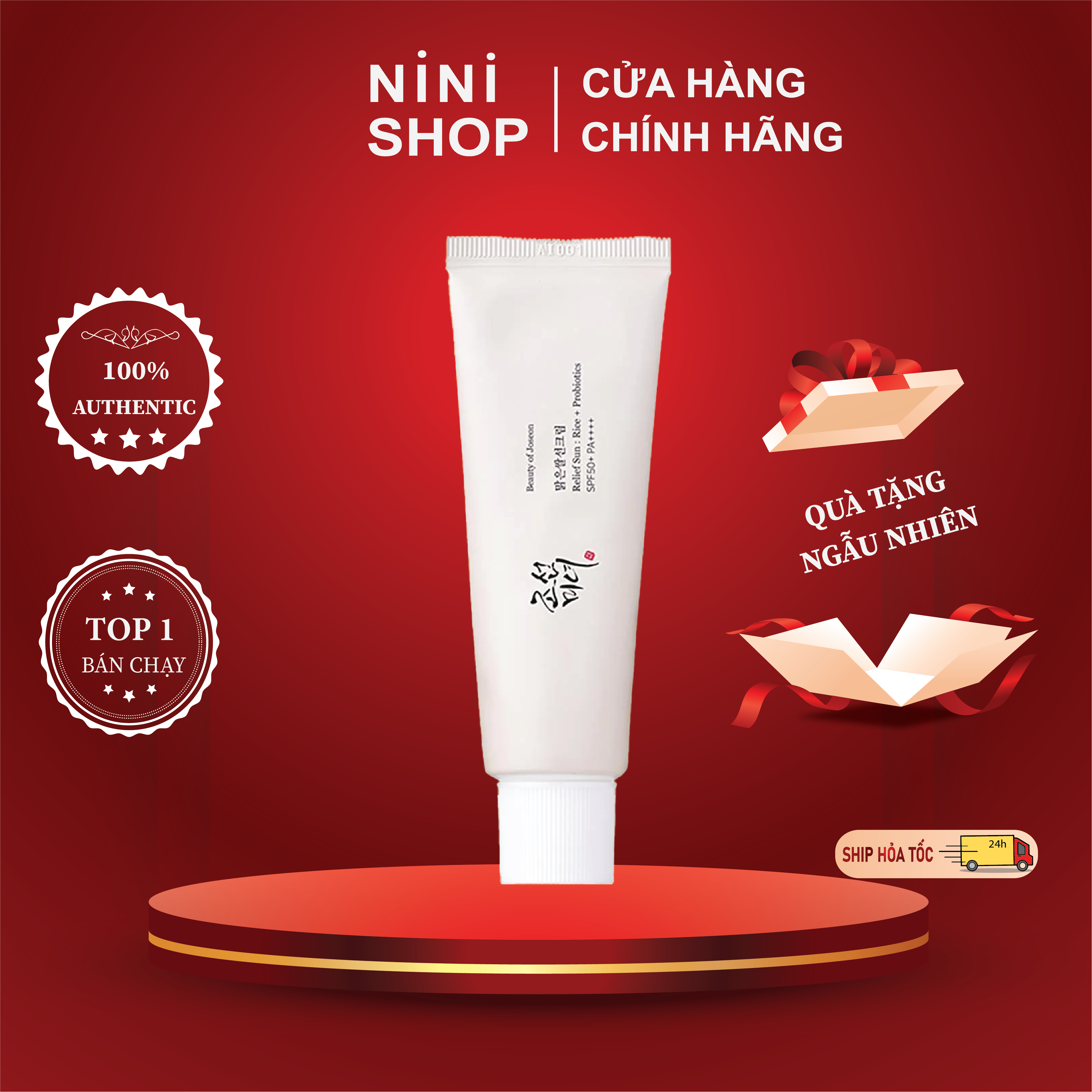 Kem chống nắng hoá học BOJ Beauty Of Joseon Relief Sun : Rice + Probiotics (SPF50+ PA++++) 50ml