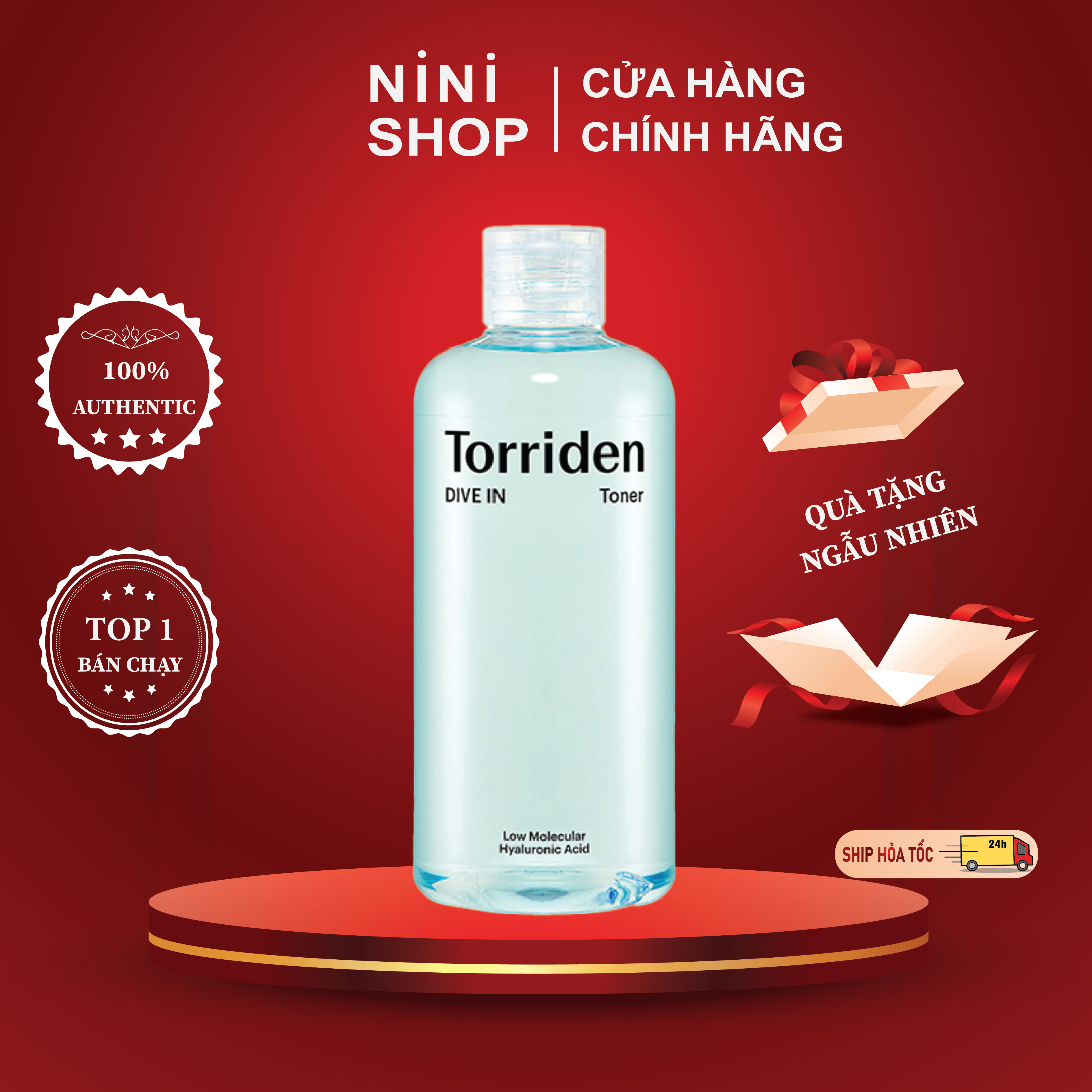 Nước Cân Bằng Cấp Ẩm, Làm Dịu Da Torriden Dive-in Toner 300ml