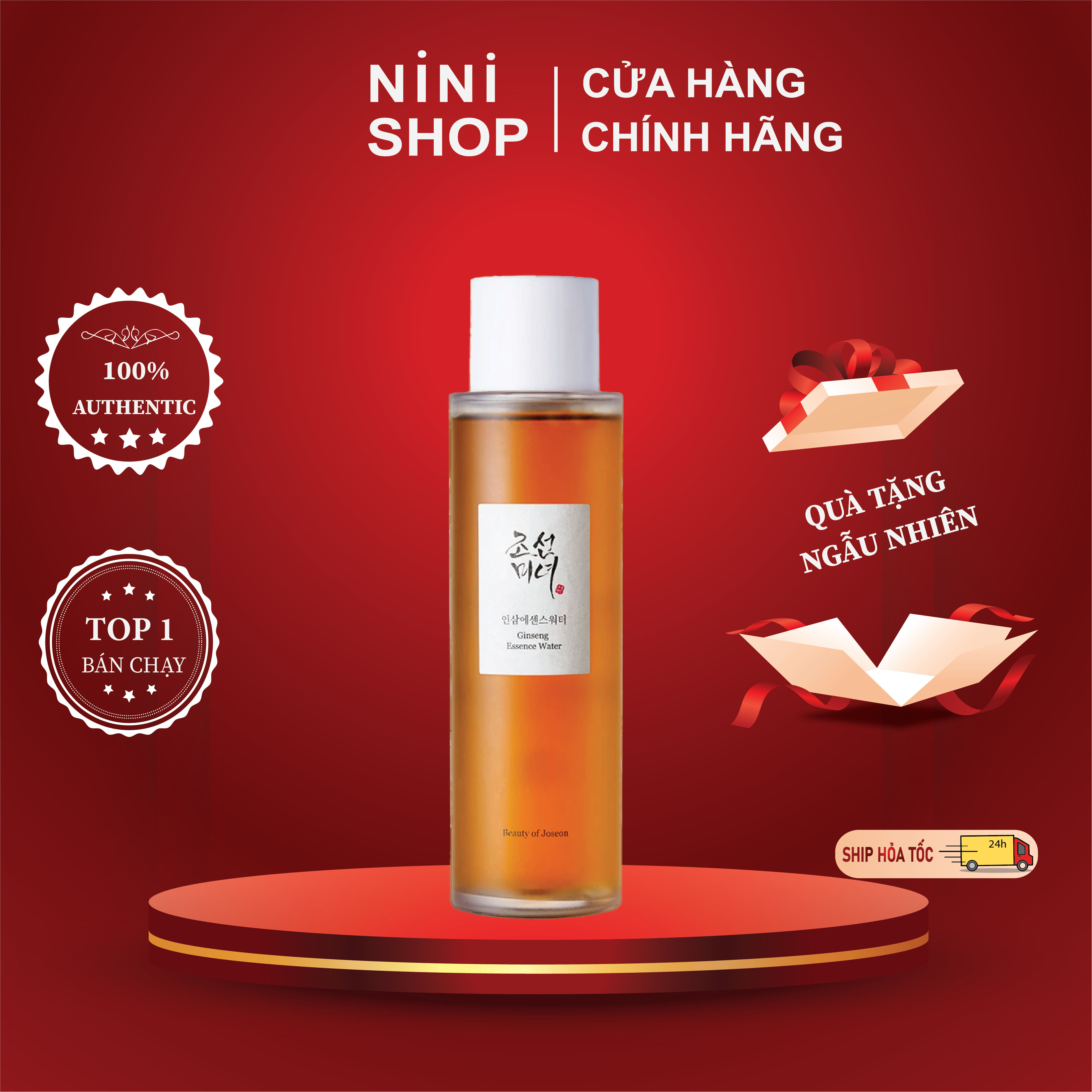 Nước hoa hồng toner dưỡng da Beauty of Joseon Ginseng Essence Water